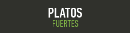 Efectivale Platos Fuertes Menu